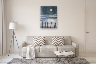 With Twilight Near V by Pat Forbes |  In Room View of Artwork 
