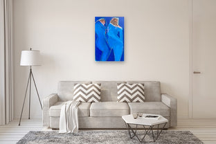 Blue Dance by Robin Okun |  In Room View of Artwork 