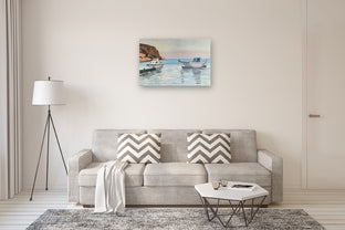 Two Boats by Brian McCarty |  In Room View of Artwork 