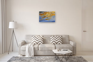 Gold and Silver Tide by Andres Lopez |  In Room View of Artwork 