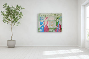 Admiring by Arvind Kumar Dubey |  In Room View of Artwork 
