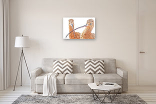 A Pair of Curlews by Emil Morhardt |  In Room View of Artwork 