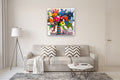 Original art for sale at UGallery.com | Wild ‘n Wanton by Allen Wittert | $2,850 | acrylic painting | 39.5' h x 39.5' w | thumbnail 5