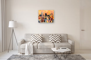 DownTown by Sharon Sieben |  In Room View of Artwork 