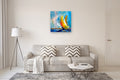 Original art for sale at UGallery.com | Changing Wind by Sarah Parsons | $1,500 | oil painting | 30' h x 30' w | thumbnail 5