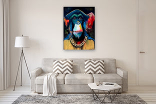 Big Chimpin by Scott Dykema |  In Room View of Artwork 