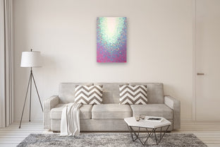 Turquoise and Purple by Natasha Tayles |  In Room View of Artwork 