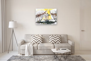When Yellow Makes Sense by Mary Pratt |  In Room View of Artwork 