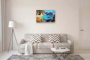 Coastal Impressions - The Falls by John Jaster |  In Room View of Artwork 