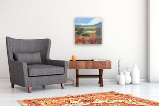 Field with Cloud, Warwick by Janet Dyer |  In Room View of Artwork 