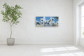 Original art for sale at UGallery.com | Serralves Contemporary Art Museum - Triptych by Zeynep Genc | $3,675 | acrylic painting | 24' h x 54' w | thumbnail 5