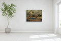 Original art for sale at UGallery.com | Erupci—n by Fernando Bosch | $5,700 | mixed media artwork | 38.1' h x 51.1' w | thumbnail 2
