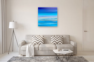 Blue Fusion by Alicia Dunn |  In Room View of Artwork 