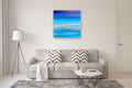 Original art for sale at UGallery.com | Blue Fusion by Alicia Dunn | $2,000 | acrylic painting | 36' h x 36' w | thumbnail 5