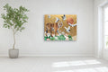 Original art for sale at UGallery.com | Kingdom by Alana Clumeck | $4,800 | acrylic painting | 48' h x 60' w | thumbnail 5