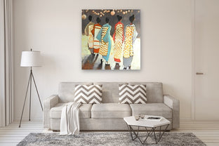 Five Geisha by Mary Pratt |  In Room View of Artwork 