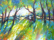 Original art for sale at UGallery.com | A Closed Gate by Kip Decker | $2,400 | acrylic painting | 30' h x 30' w | thumbnail 4