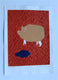 Original art for sale at UGallery.com | Pig by Andrea Krnetic Grbic | $650 | printmaking | 19.29' h x 13.58' w | thumbnail 2