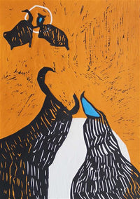 printmaking by Andrea Krnetic Grbic titled Family