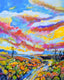 Original art for sale at UGallery.com | Happy Trails by Kip Decker | $2,075 | acrylic painting | 30' h x 24' w | thumbnail 1