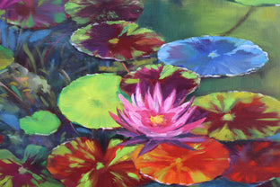 Another Morning in the Pond by Andres Lopez |   Closeup View of Artwork 