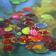 Original art for sale at UGallery.com | Another Morning in the Pond by Andres Lopez | $1,650 | oil painting | 24' h x 24' w | thumbnail 1