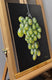 Original art for sale at UGallery.com | Green Grapes by Art Tatin | $375 | oil painting | 10' h x 8' w | thumbnail 2