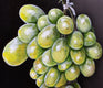 Original art for sale at UGallery.com | Green Grapes by Art Tatin | $375 | oil painting | 10' h x 8' w | thumbnail 3