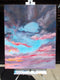 Original art for sale at UGallery.com | Red Sky at Night... by Benjamin Thomas | $1,900 | acrylic painting | 40' h x 32' w | thumbnail 3