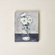 Original art for sale at UGallery.com | White Flowers in Grays by Carey Parks | $600 | acrylic painting | 14' h x 11' w | thumbnail 3