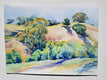 Original art for sale at UGallery.com | California Summer Hills by Catherine McCargar | $625 | watercolor painting | 12' h x 16' w | thumbnail 3