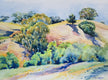 Original art for sale at UGallery.com | California Summer Hills by Catherine McCargar | $625 | watercolor painting | 12' h x 16' w | thumbnail 1