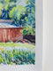 Original art for sale at UGallery.com | Red Barn in Diablo Foothills by Catherine McCargar | $600 | watercolor painting | 12' h x 16' w | thumbnail 2