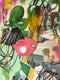 Original art for sale at UGallery.com | Salad Bar by Chus Galiano | $1,600 | mixed media artwork | 31.5' h x 31.5' w | thumbnail 4