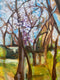 Original art for sale at UGallery.com | White Blossoms by Colette Wirz Nauke | $575 | acrylic painting | 16' h x 12' w | thumbnail 4