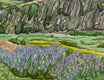 Original art for sale at UGallery.com | Lupine and Talus by Crystal DiPietro | $5,400 | mixed media artwork | 36' h x 44' w | thumbnail 4