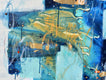 Original art for sale at UGallery.com | Glow of the Long Night’s Moon by Cynthia Ligeros | $4,400 | mixed media artwork | 48' h x 36' w | thumbnail 4