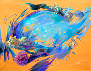 Swirling Flowers by Dowa Hattem |  Artwork Main Image 