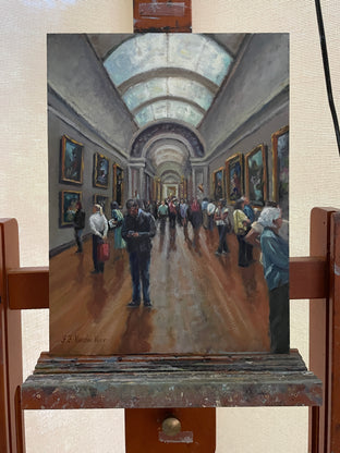 At the Louvre by Faye Vander Veer |  Context View of Artwork 