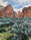 Original art for sale at UGallery.com | Carlton Canyon, 1 by Henry Caserotti | $1,000 | acrylic painting | 20' h x 16' w | thumbnail 1