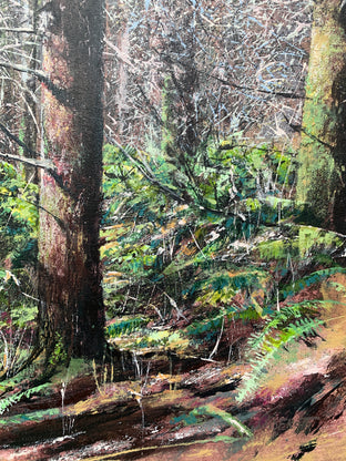 Porter Creek Falls, 3 by Henry Caserotti |   Closeup View of Artwork 