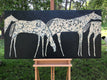 Original art for sale at UGallery.com | Herd by Jaime Ellsworth | $2,250 | acrylic painting | 24' h x 48' w | thumbnail 3