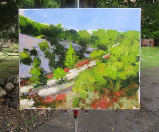 Going through Les Alpilles by Janet Dyer |  Context View of Artwork 