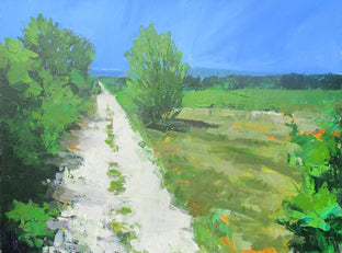 Path in Field, Provence by Janet Dyer |  Artwork Main Image 