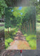 Original art for sale at UGallery.com | Tree-Lined Path by Janet Dyer | $975 | acrylic painting | 24' h x 18' w | thumbnail 3