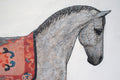 Original art for sale at UGallery.com | The Horse's Way by Jennifer Ross | $1,000 | mixed media artwork | 20' h x 24' w | thumbnail 4