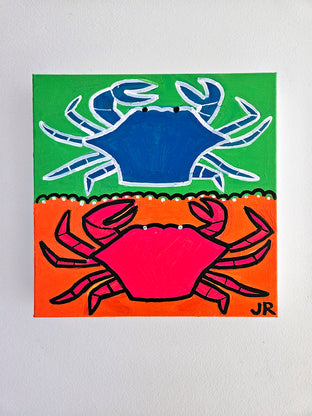 Florida Crabs by Jessica JH Roller |  Context View of Artwork 