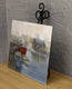 Original art for sale at UGallery.com | Peggy's Cove by Joanie Ford | $275 | oil painting | 9' h x 12' w | thumbnail 2