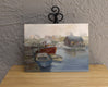 Original art for sale at UGallery.com | Peggy's Cove by Joanie Ford | $275 | oil painting | 9' h x 12' w | thumbnail 4