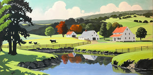 Farm at Corner Creek by John Jaster |  Artwork Main Image 